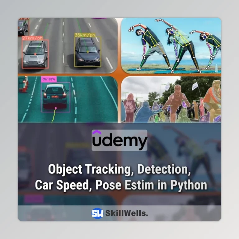 Object Tracking, Detection, Car Speed, Pose Estim in Python Course